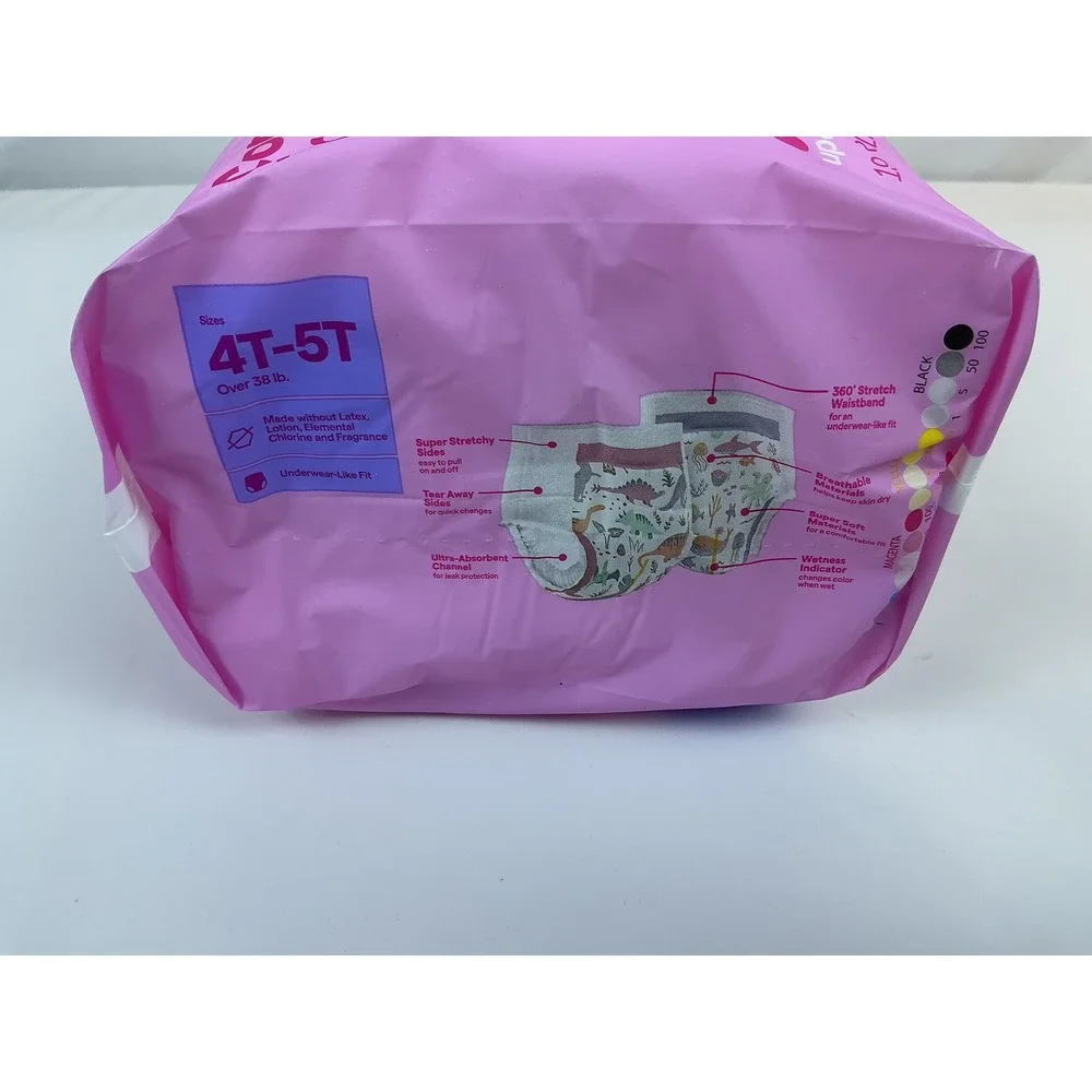 NEW Up&Up Girls Training Pants 4T-5T Comfort-Fit 19 Count Underwear